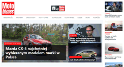 Desktop Screenshot of motobiznes.pl